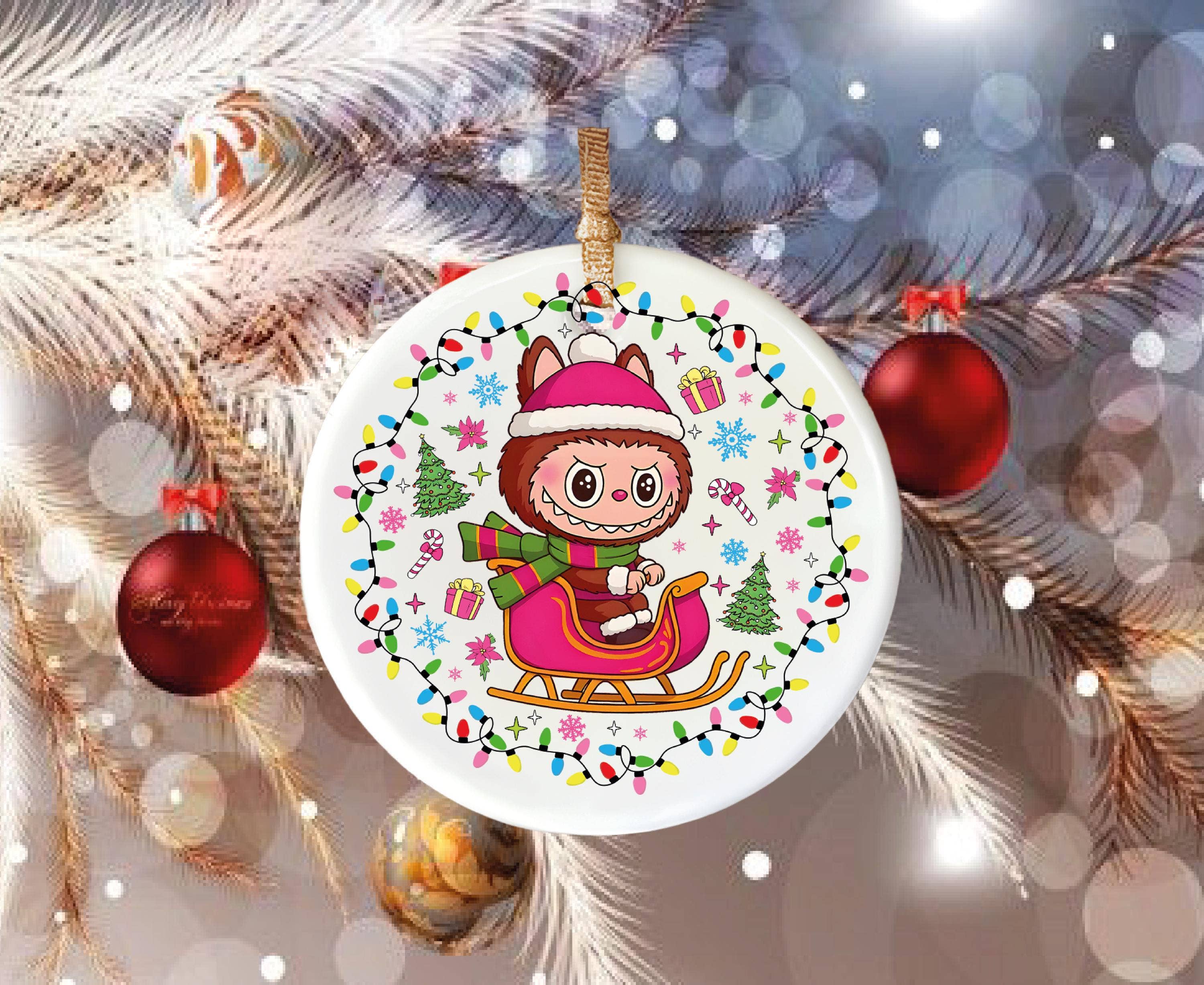 Embrova – wholesale Prydnad – Spökliknande monsterjulprydnad, prydnad av porslinskeramik1