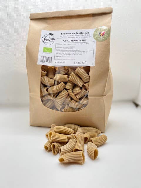 LA FERME DU BAS ROTEUX - Wholesale Pasta - RIGATI organic spelt pasta - BULK 5kg1