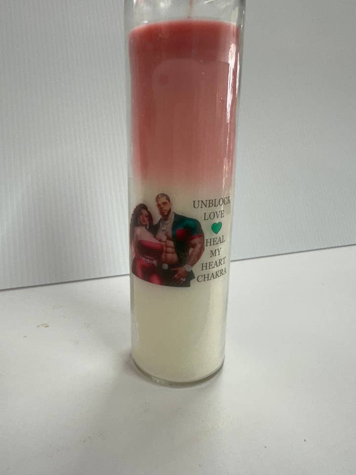 Vela de Oración de 7 Días Sana Mi Corazón para venta al por mayor de Sea Moss Me Now