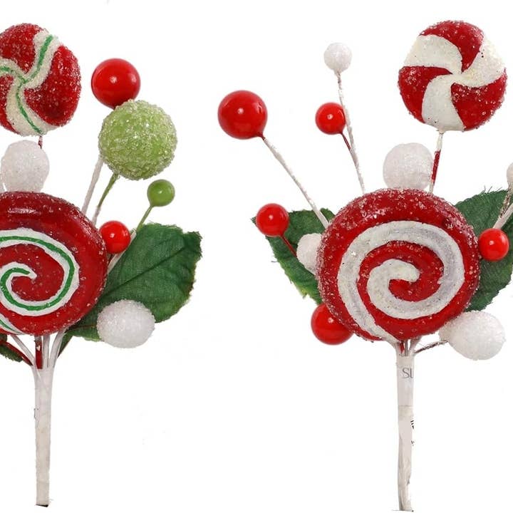 Larksilk - Vente Décoration de Noël - Mélange de Bonbons de Noël Faux Choix1