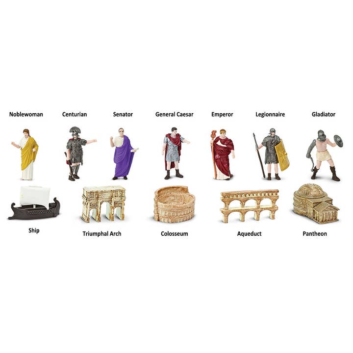 Safari Ltd. - Wholesale Figurine Toy - Kids - Ancient Rome Super TOOB - Kids' Figurine Toy