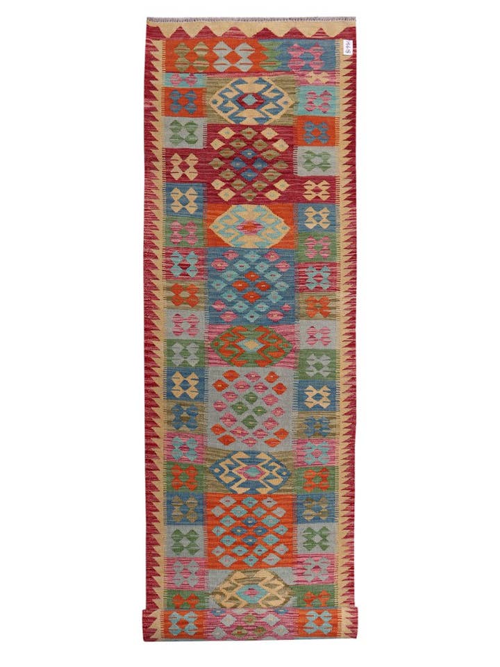 Corredor Kilim Maimana Afeganistão - 483 x 86 cm por atacado de Imaco Rugs