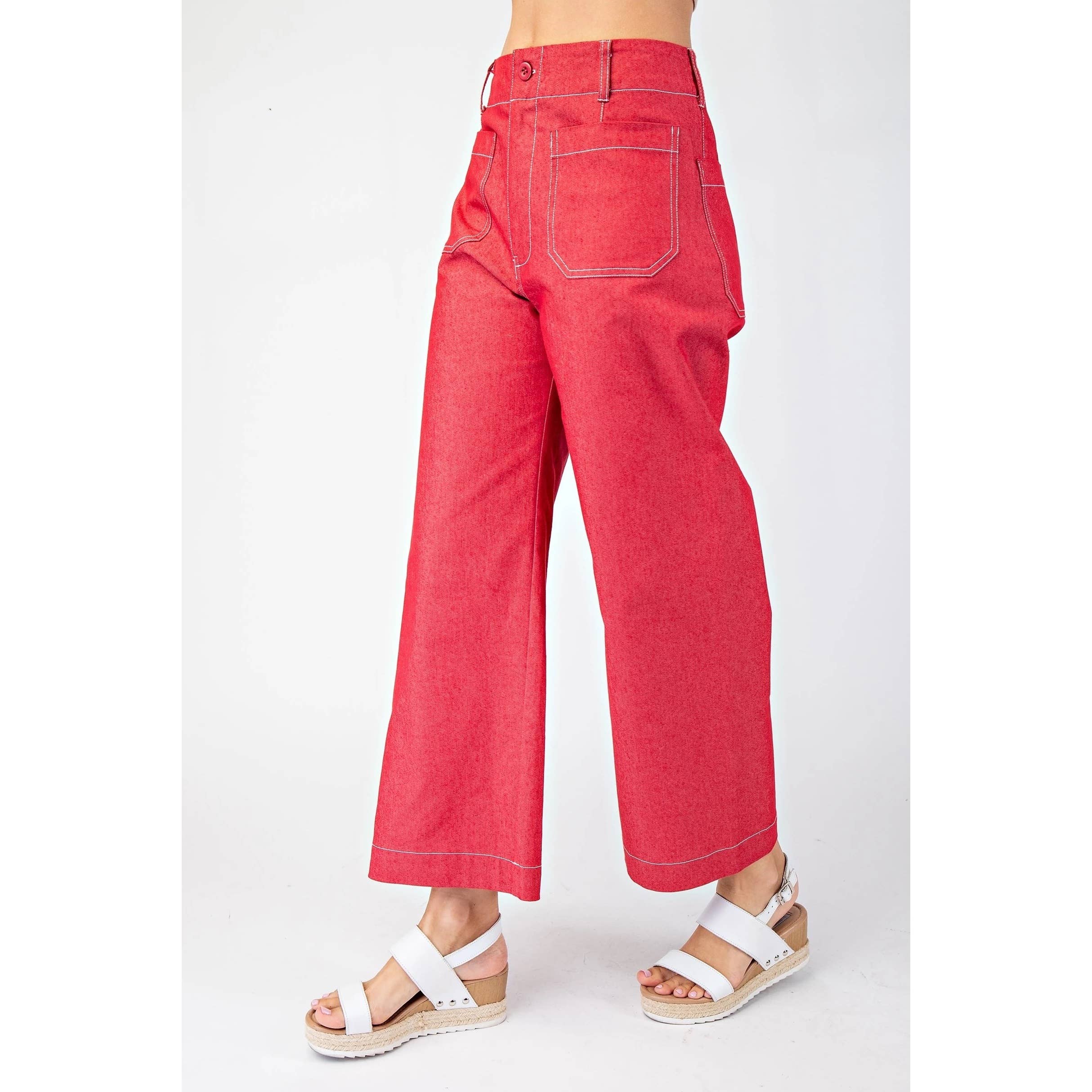 STYLE USA - Vendita all'ingrosso Pantalone - Donna - Nuovi pantaloni corti a gamba larga6