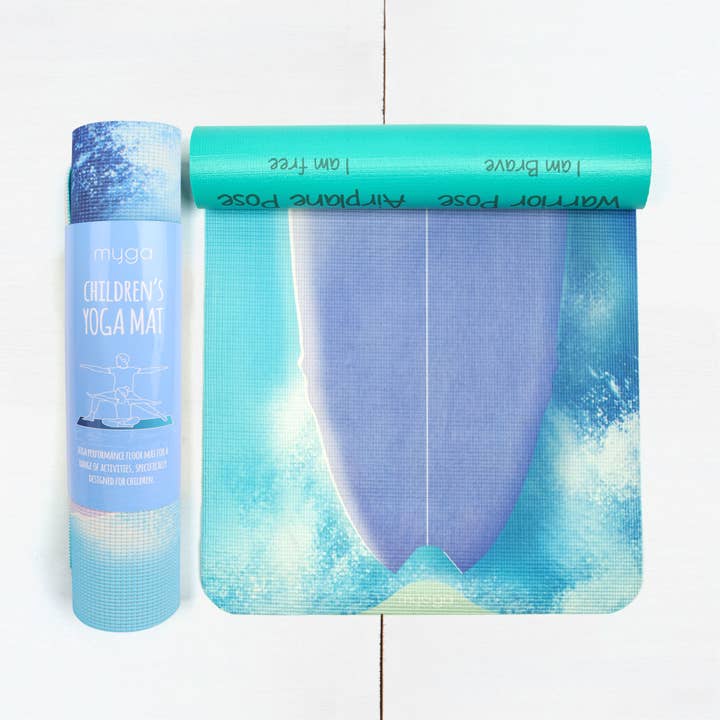 Myga Europe - Wholesale Yogamat - Kinder yoga mat – surfer ontwerp