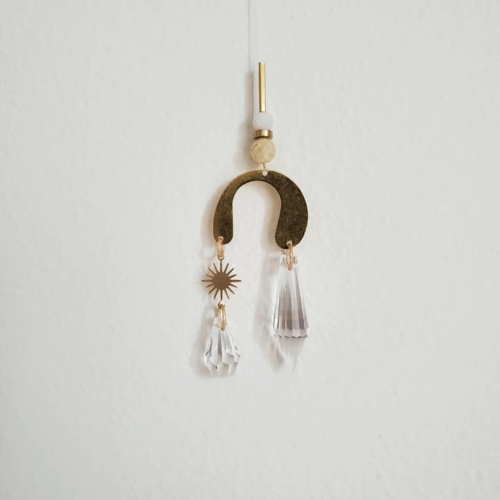 Zoerb & Co - Wholesale Suncatcher - Suncatcher | Agate and Brass2