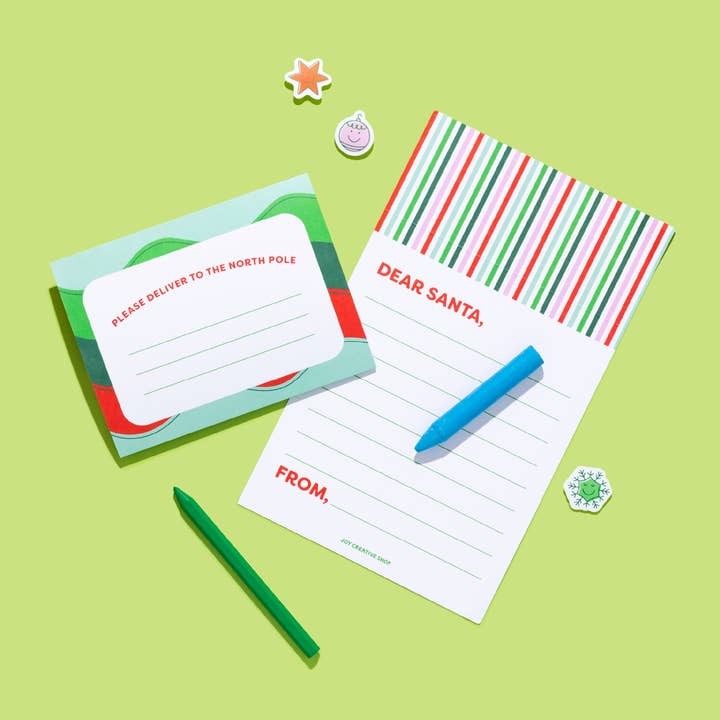 Kids Santa Letters Tri-folds Set for wholesale by Joy Creative Shop