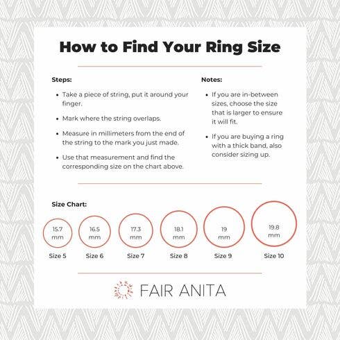 Fair Anita - Wholesale Band/Stacked Ring - Sterling Stacking Rings - Waves4