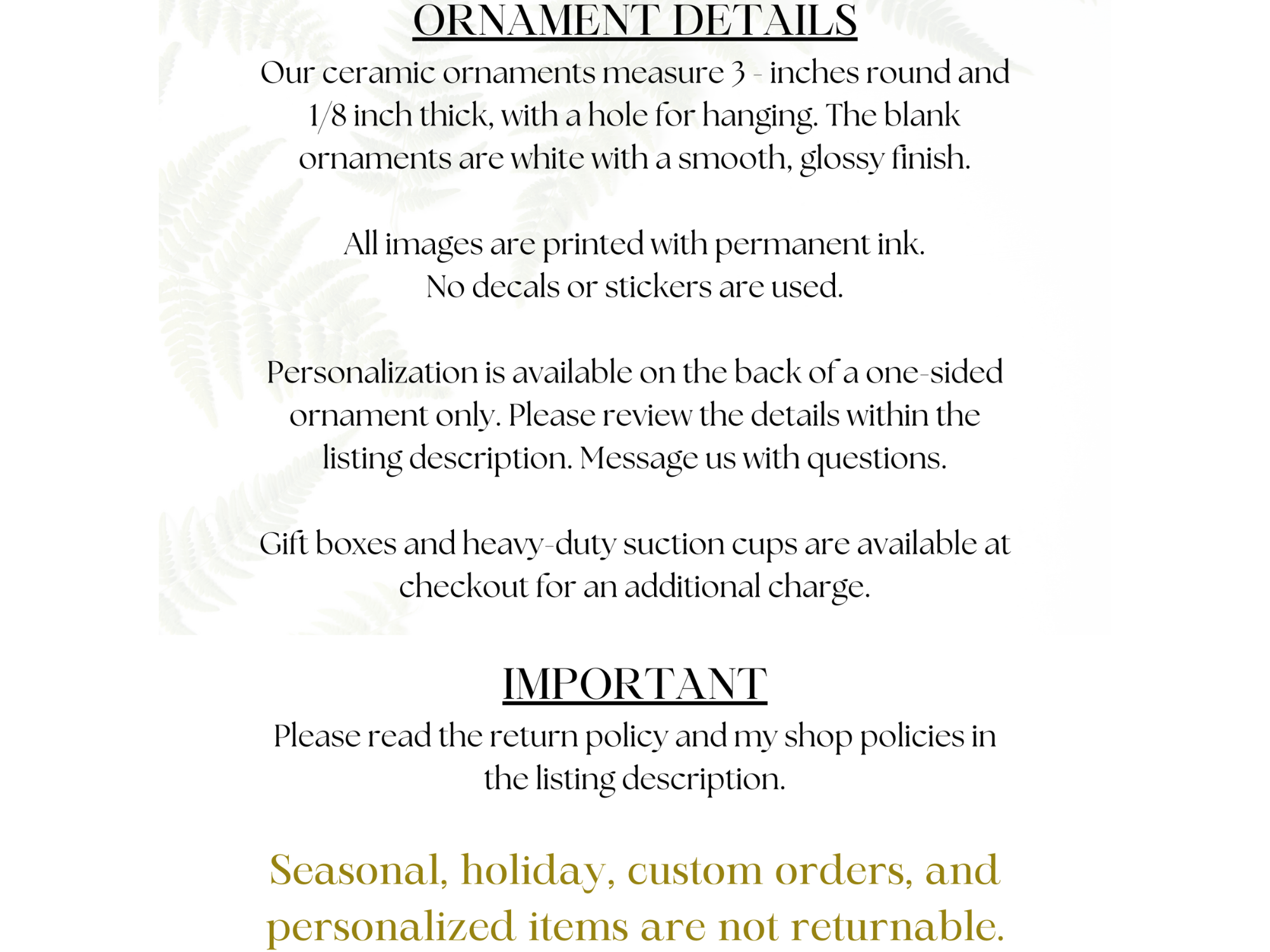 Fernville Creations - Wholesale Ornament - Reindeer Ceramic Ornament for Christmas Tree and Home Decor1