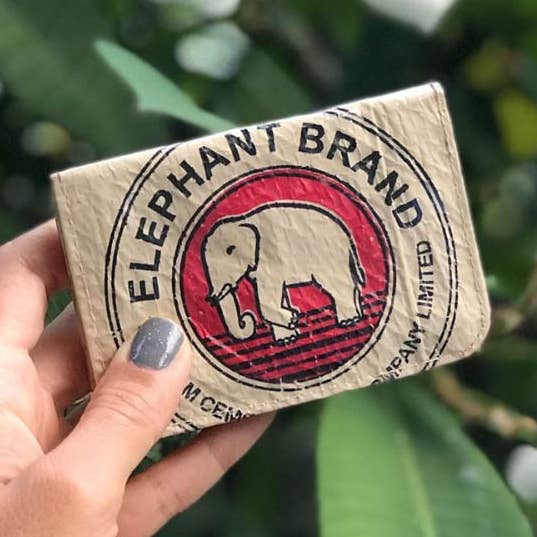 Malia Designs - Wholesale Card Holder - Women's - Elephant Cement Card Holder0