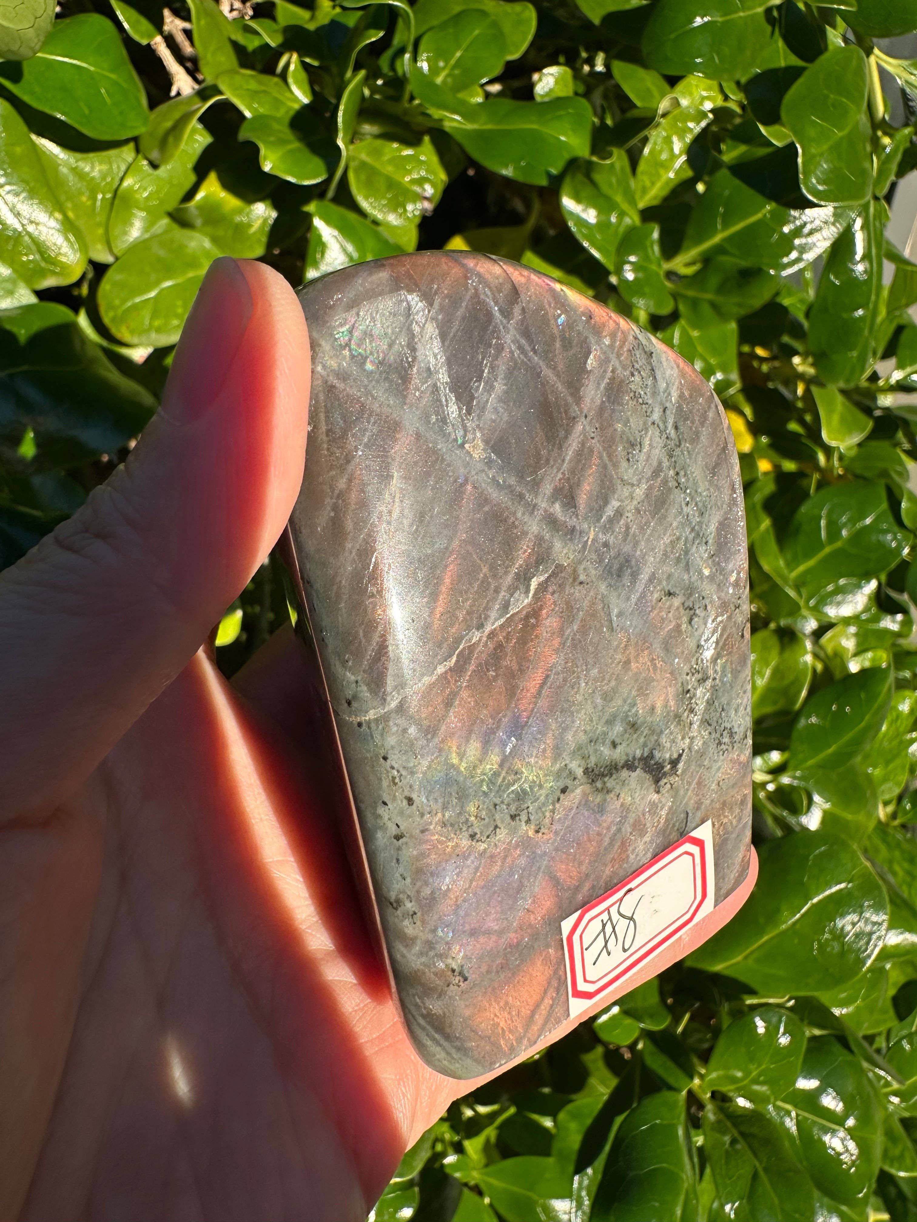 Moon Rituals – wholesale Spiritual stone/crystal – Large Purple Labradorite Free Form, Christmas Crystal Gift #84