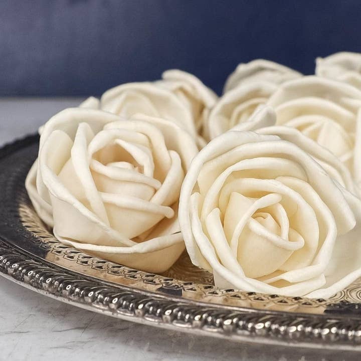 Sola Wood Flowers - Wholesale Artificial Flowers - 2" Bird Rose (10 pack)