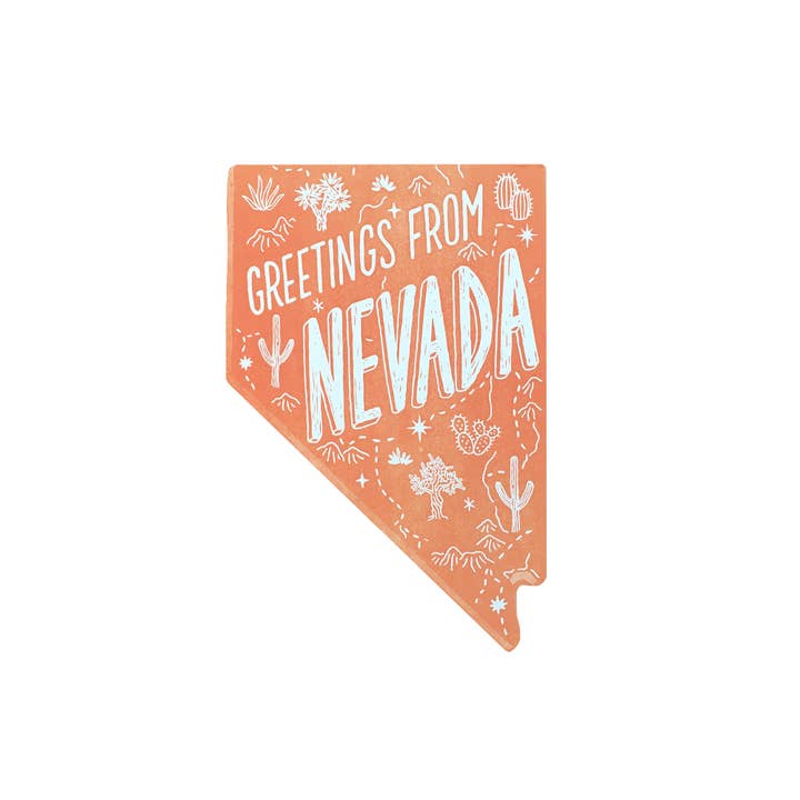 Nevada State Postcard for wholesale by Noteworthy Paper & Press