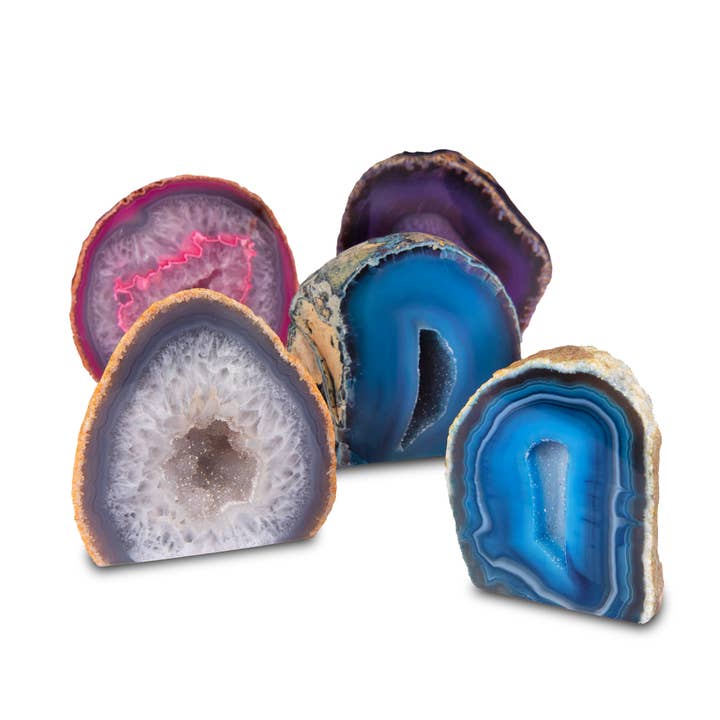 Géodes en agate de 3 à 4 po pour la vente par British Fossils