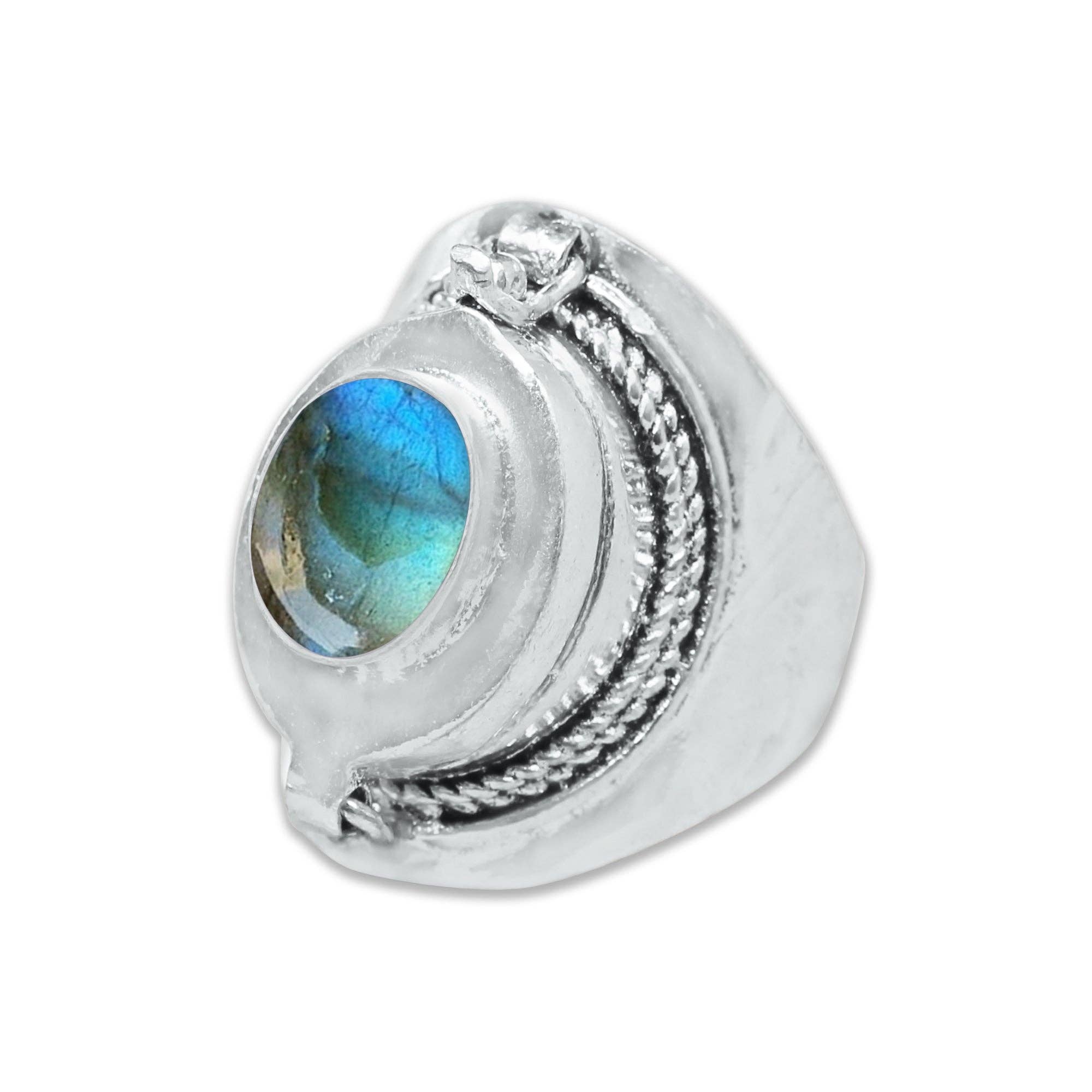 Handmade Jewels - Vendita all'ingrosso Anelli cocktail/statement - Anelli a Scomparto Placcati in Argento Fatti a Mano – Anelli Veleno con Scomparto Nascosto13