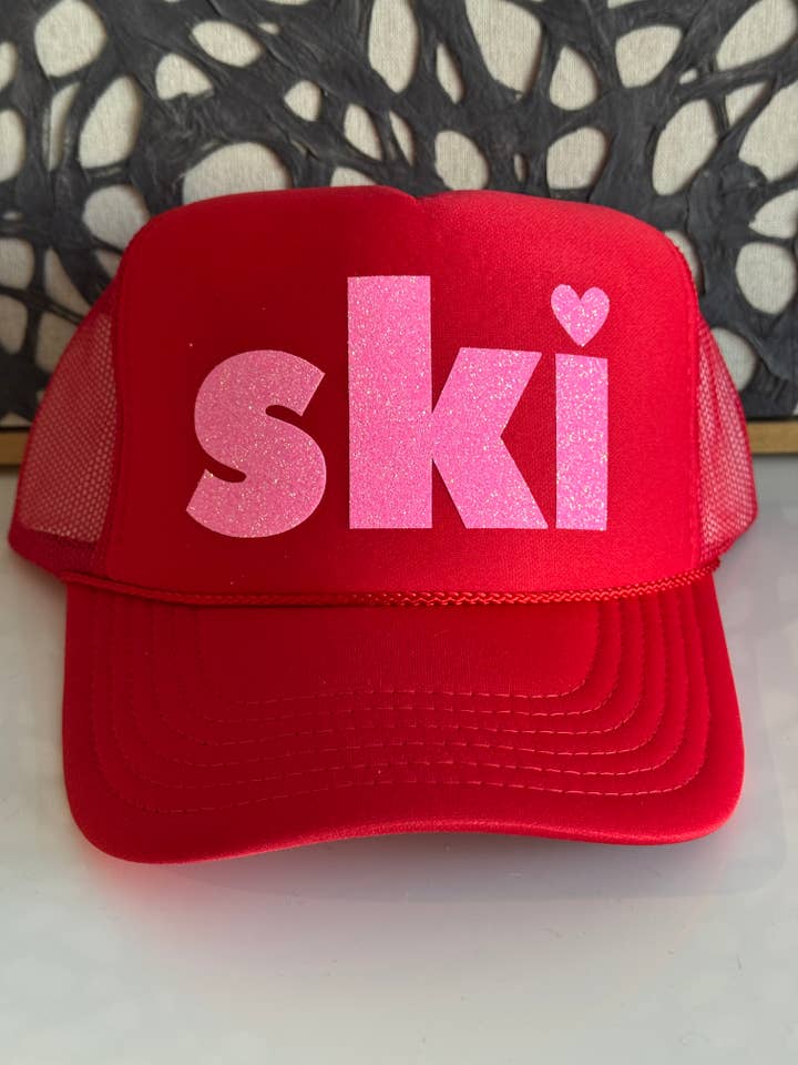 Camião vermelho de esquiador por atacado de Arnie + Ollie