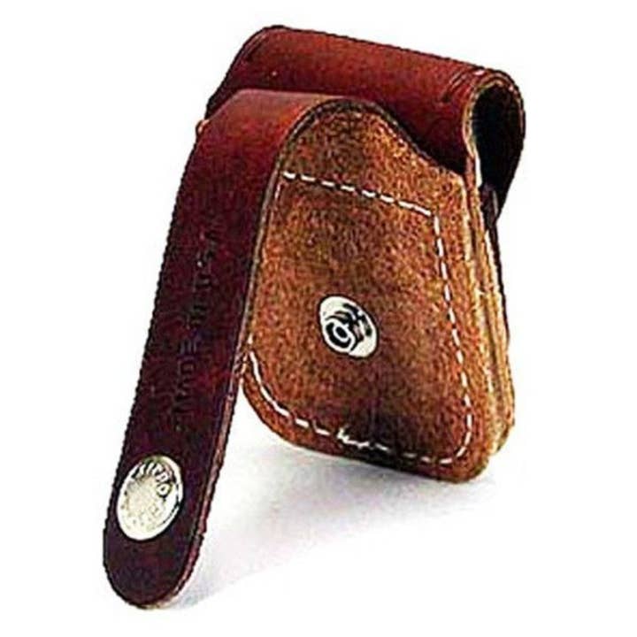 Benhalex - Wholesale Pouch - Unisex - Zippo Brown Leather Pouch with Belt Loop for Lighters