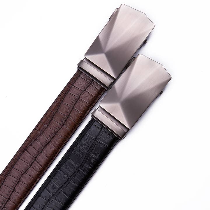 Ledergürtel mit Ratschenverzierung für Herren-LA2076 für den Großhandel von Fabio Valenti