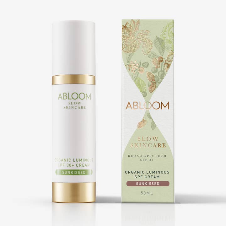 Organische Luminous SPF-Creme – Sunkissed für den Großhandel von Abloom Skincare