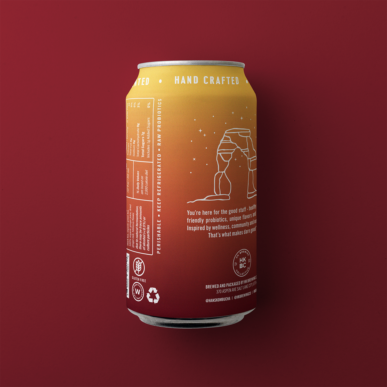 Han's Kombucha by HK Brewing Collective - Wholesale Kombucha - Ginger Hibiscus Kombucha1