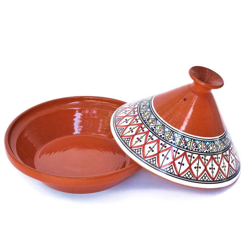 Kamsah - Wholesale Cooking Pot - Bohemian Classic Red Medium Tagine Pot3