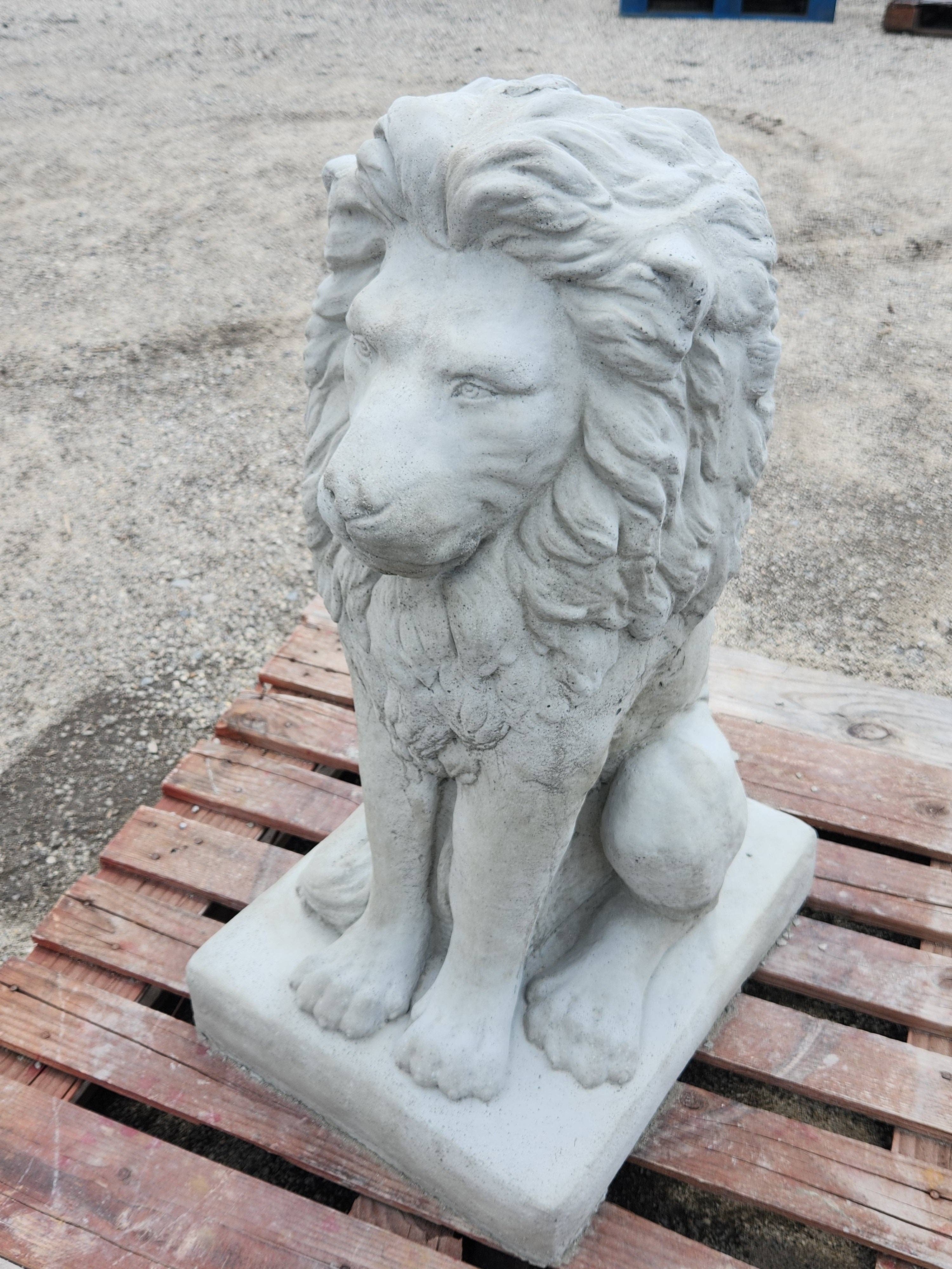 Selcouth Home - Venta al por mayor Escultura - Estatua de león de Concrete Estate8