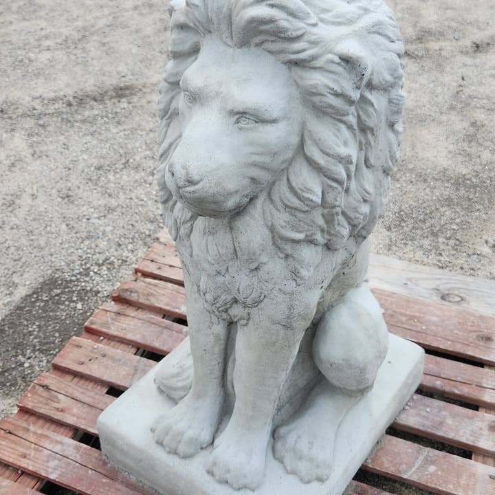 Selcouth Home - Venta al por mayor Escultura - Estatua de león de Concrete Estate8