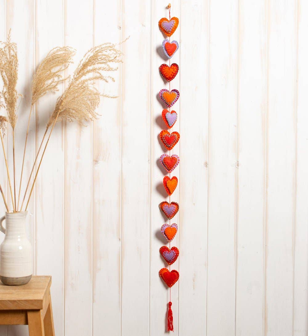 Wool Couture Company - Wholesale Craft Sewing Kit - Handful of Hearts Felt Craft Kit2