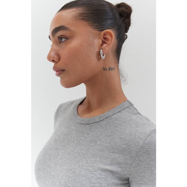 Grey Annalise Earrings - Silver for wholesale on Faire1