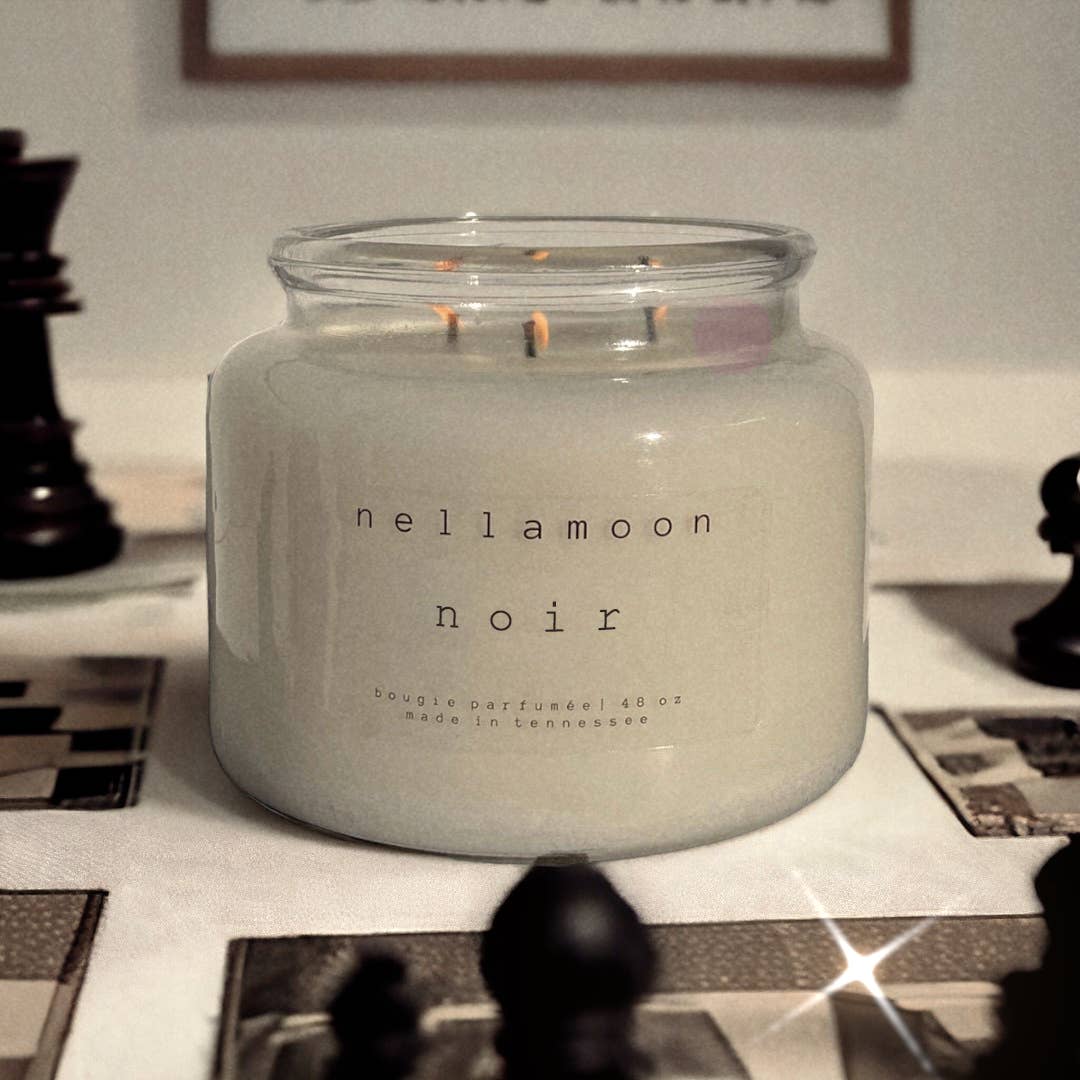 nellamoon - Wholesale Jar/Filled Candle - noir | teakwood, sandalwood, bergamont, lavender4