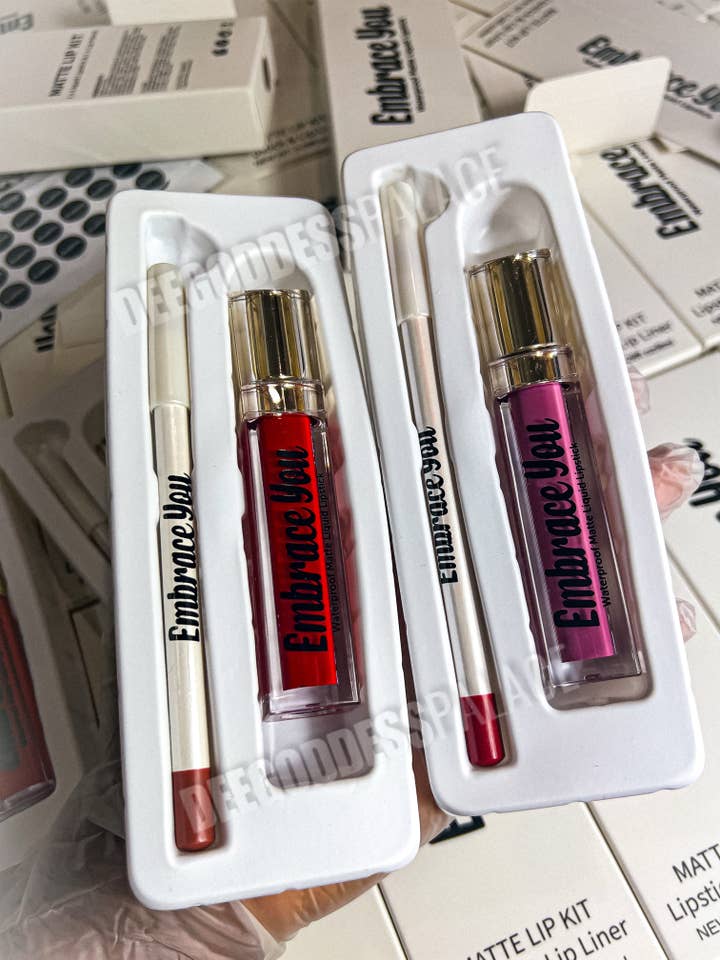 50 Sets Private Label Lipstick Kit for wholesale by Deegoddesspalace LLC.