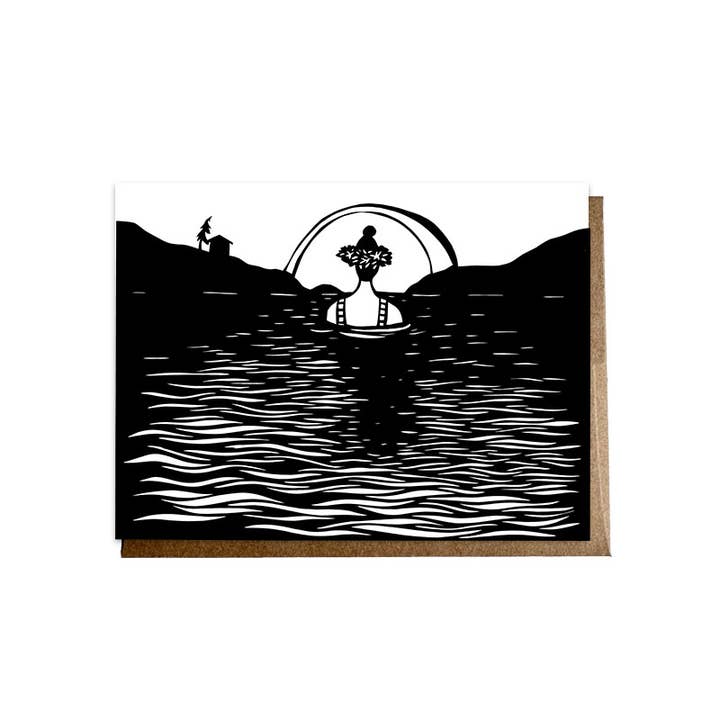 Anna Brones - Wholesale Everyday Greeting Card - "Summer Solstice Swim" Card