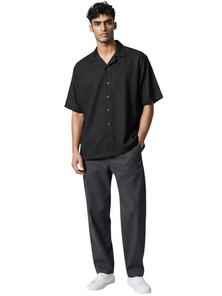 W2522-0001 CAMISA CUBANA DE PUNTO GEO para venta al por mayor de Dikotomy