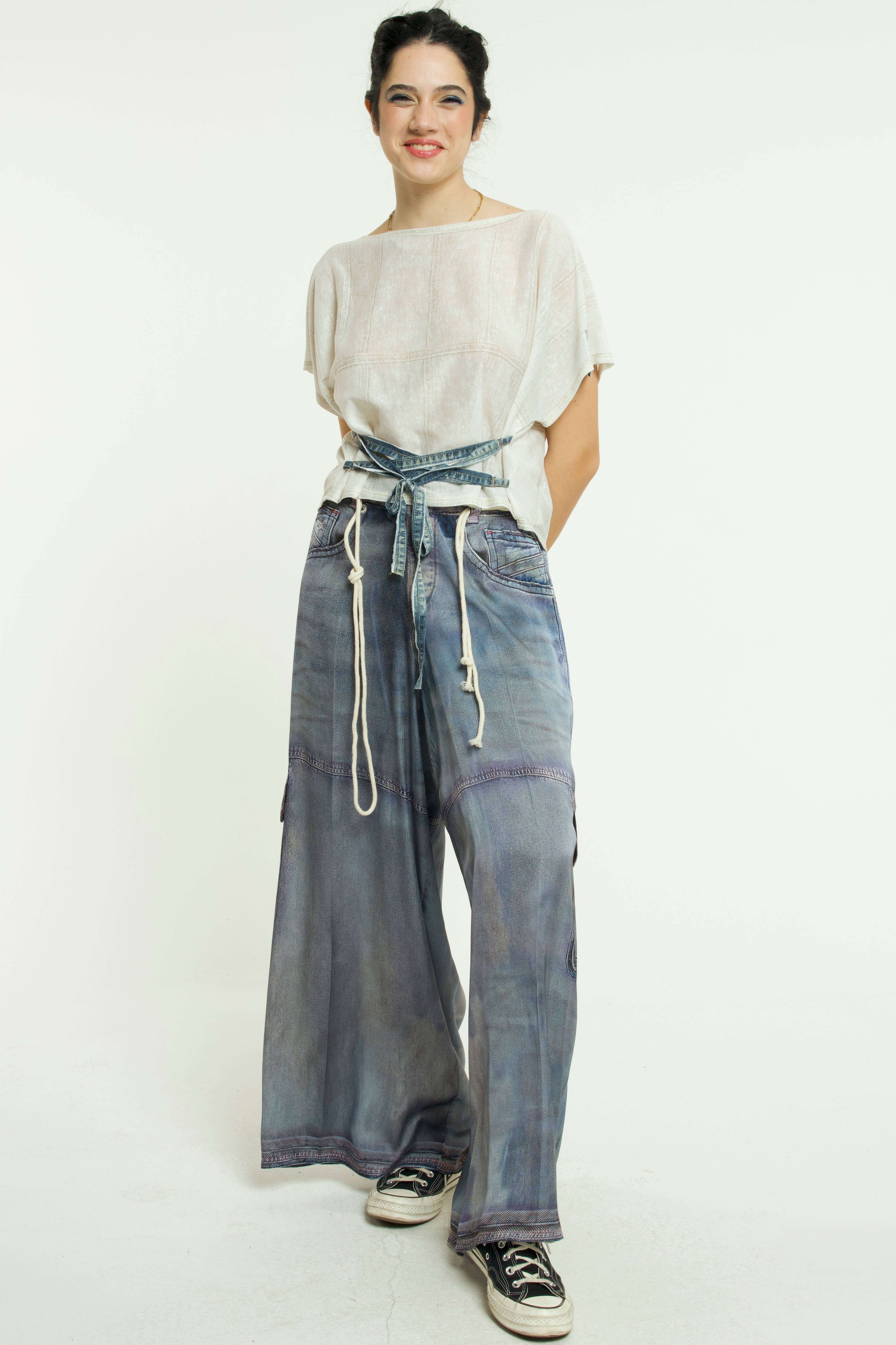 IPNG Design - Wholesale Pants - Women's - Pants Sateen Denim - Jeanious7