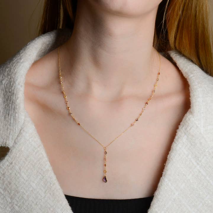 Lavendel Drop for engroshandel hos Bolek Jewellery