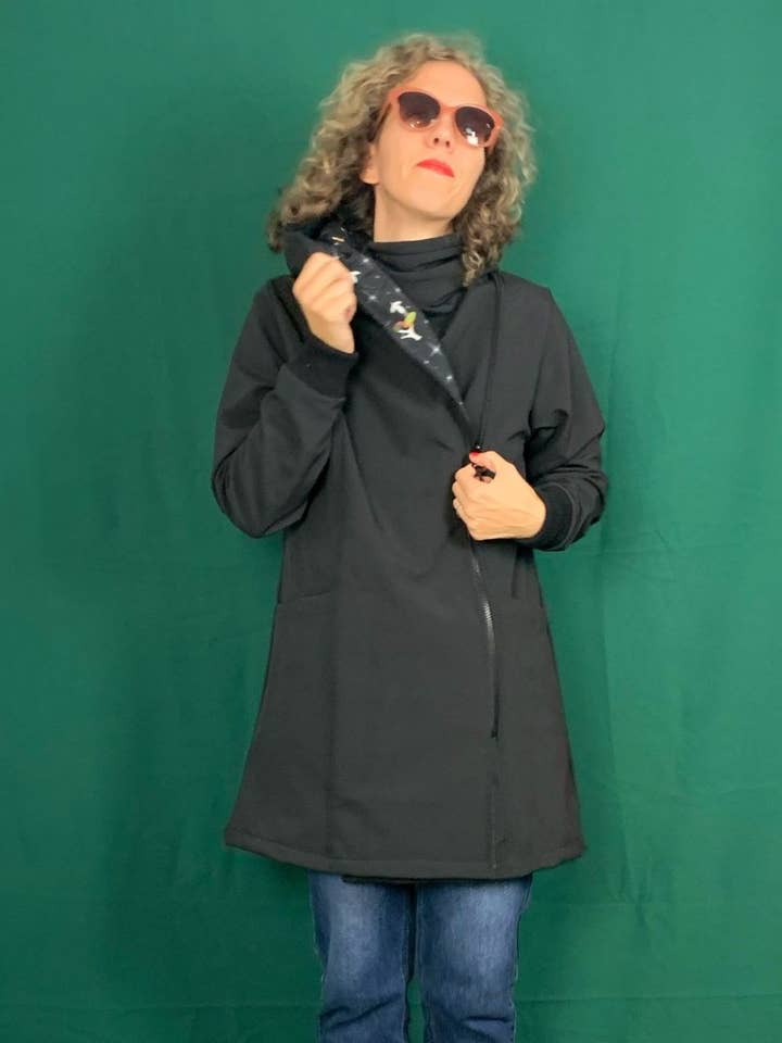 Rex Coat - Black for wholesale by La Compiano