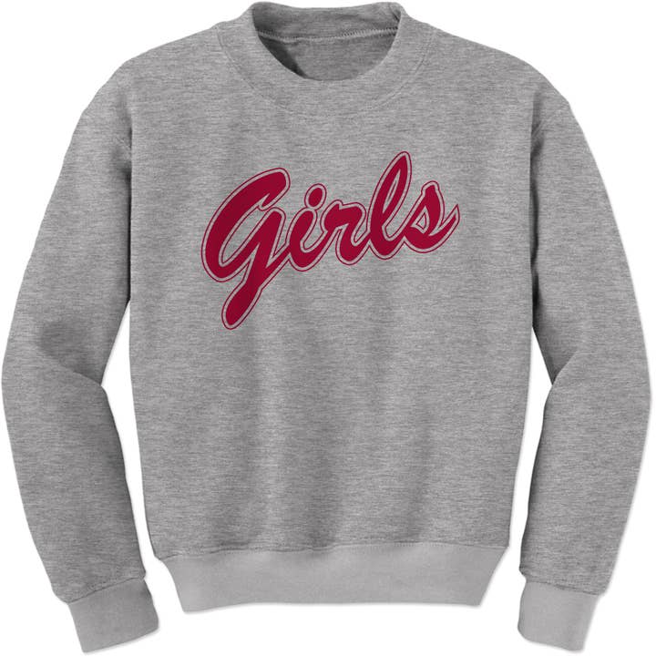 Friends Shirt That Says Girls (Rød) Sweatshirt for engroshandel hos Ferocitees