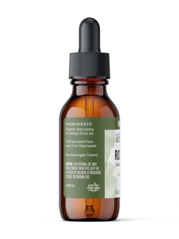 Aura Cacia - Wholesale Facial Oil - Organic Rosehip Skin Care Oil|Restoring Facial Serum|1 Fl Oz1