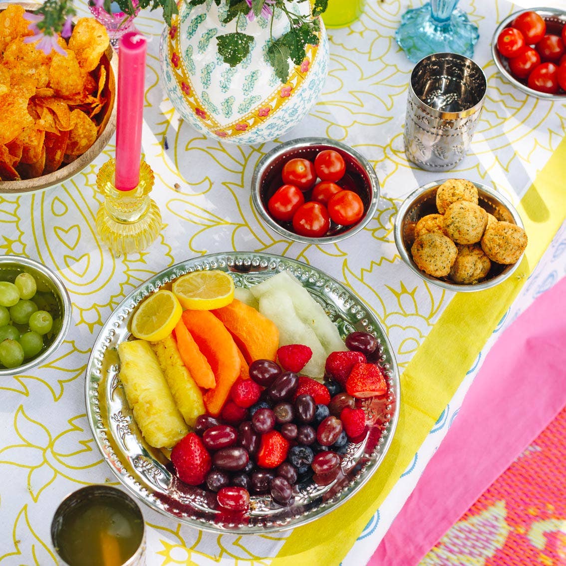 Talking Tables EU - Wholesale Candle Holder - Small Yellow Glass Candle Holder | Home Décor |4