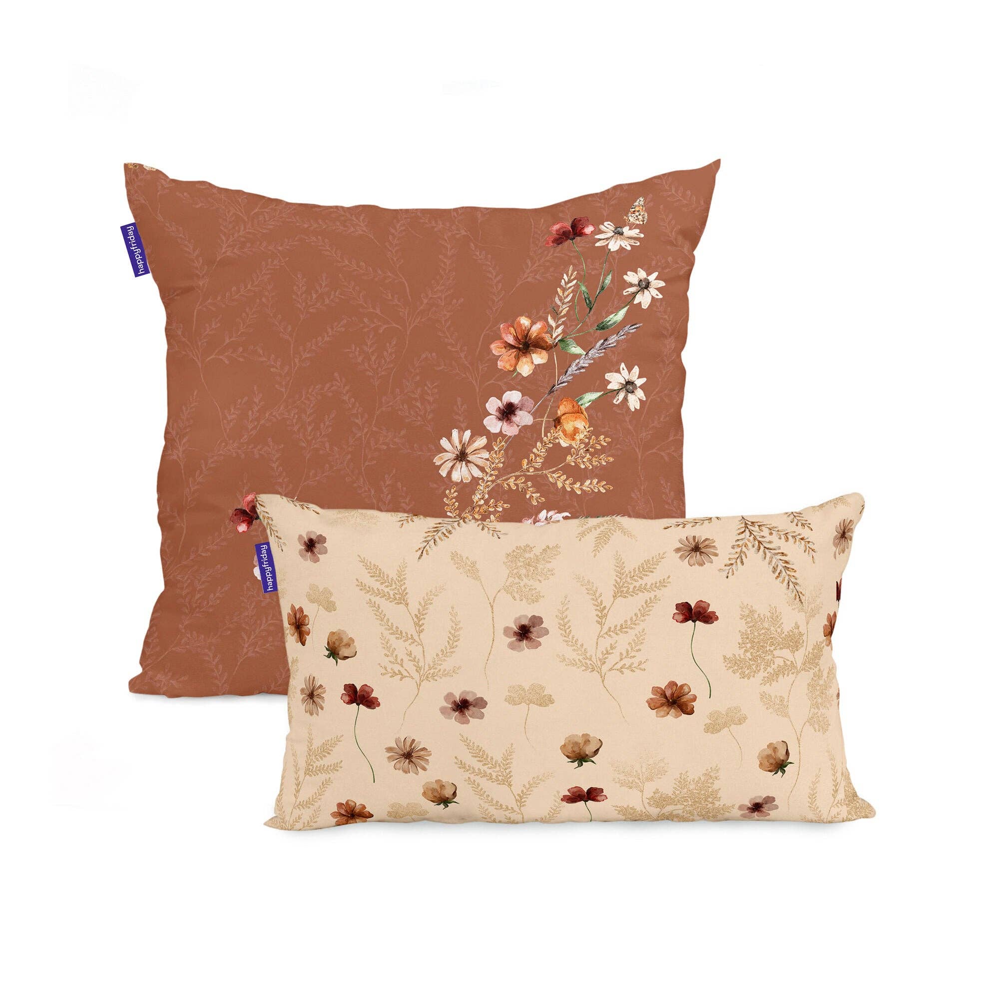 Happyfriday - Wholesale Throw Pillow Cover - Wild flowers Cushion cover 50x50 + 50x30 cm