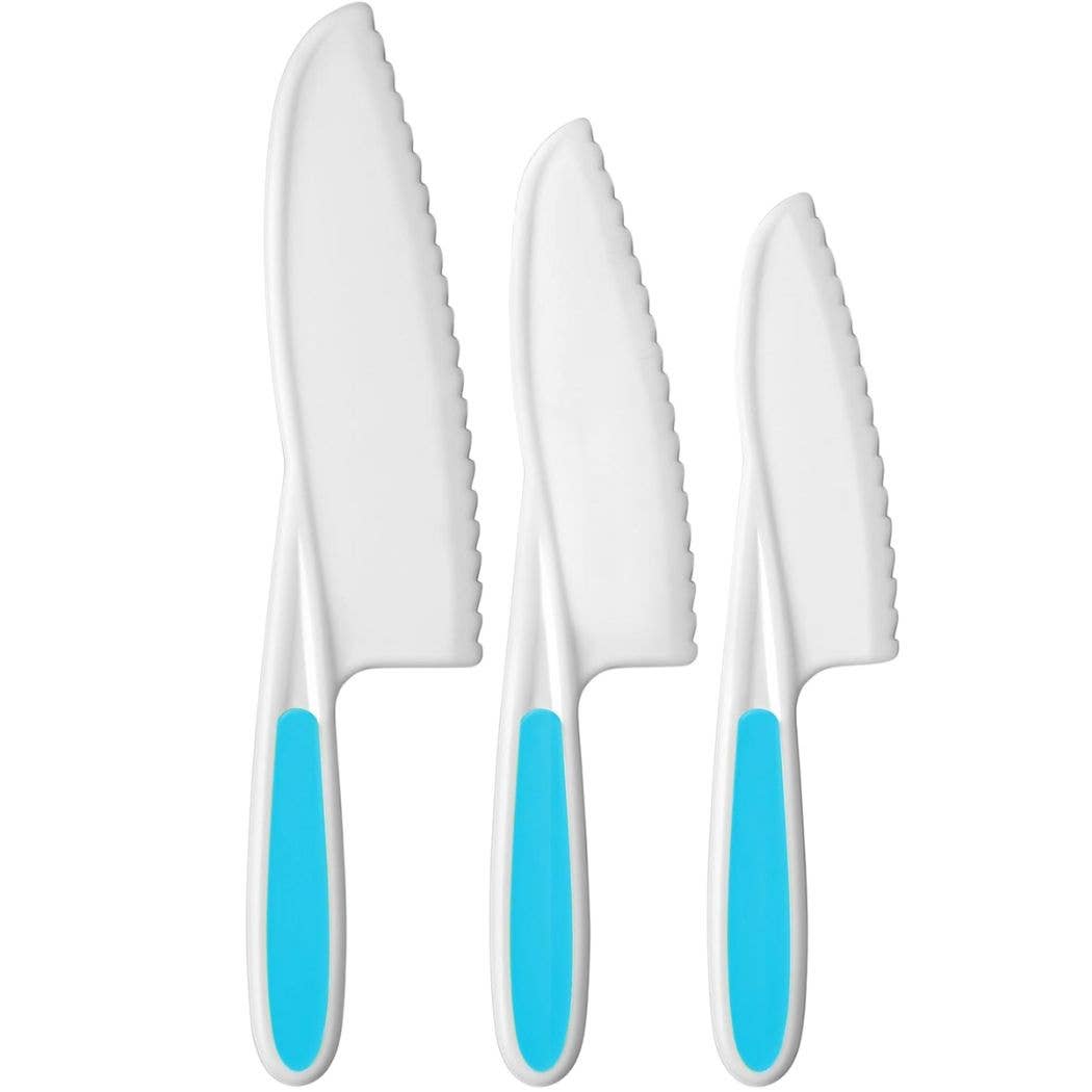 Zulay Kitchen - Wholesale Knife Set - Safety Knife Set for Kids - 3 Piece10