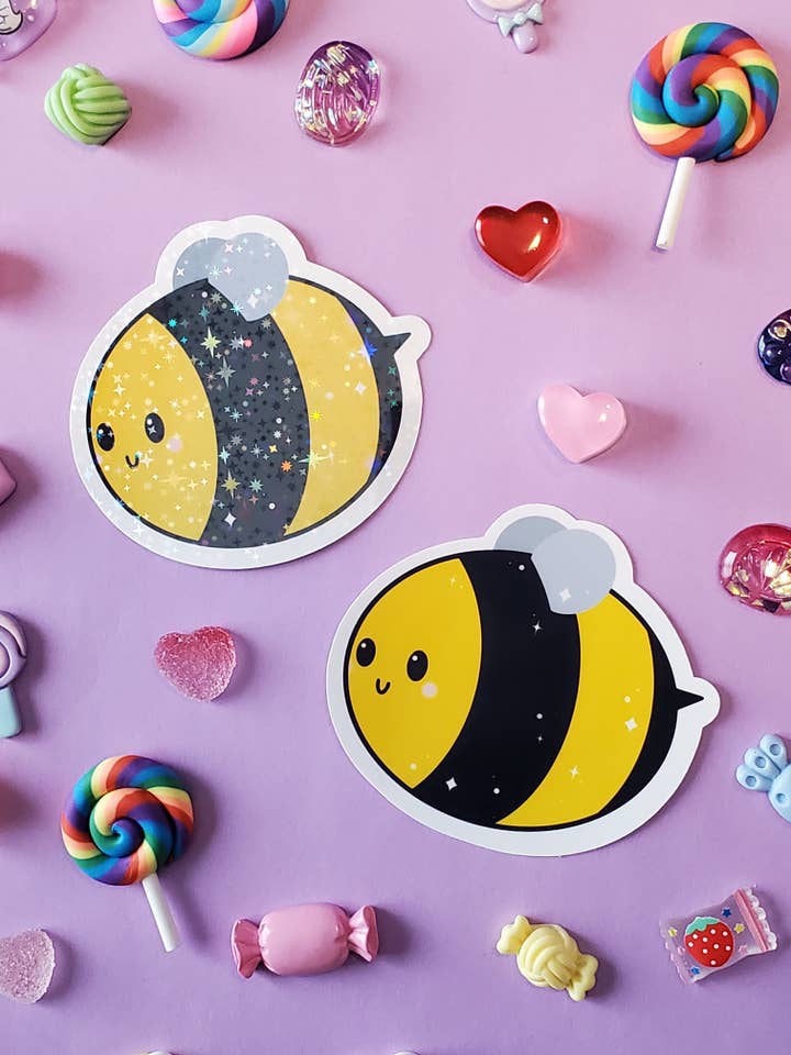 Pegatina de vinilo | Pegatina de abejorro con diseño de abejorro para venta al por mayor de StrangelyArranged