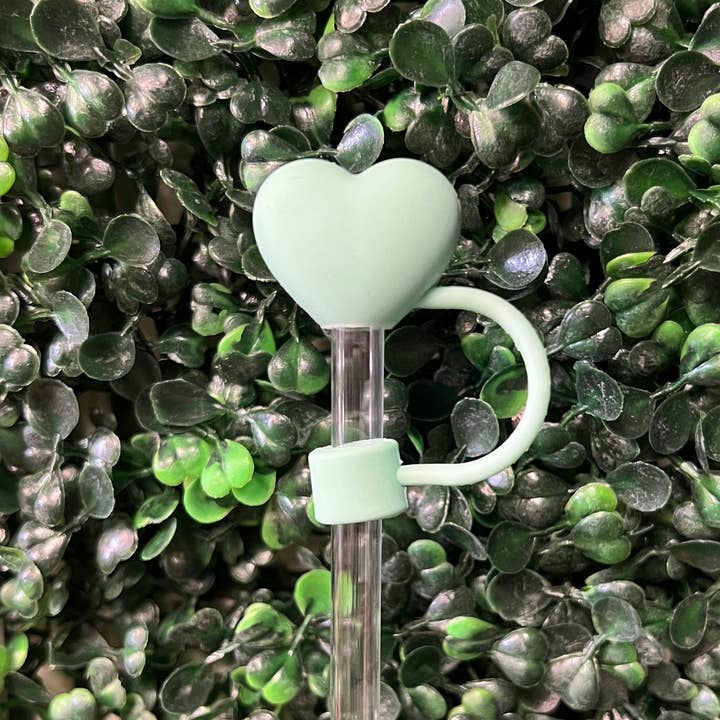 Briano Wholesale - Wholesale Drinking straw - Large Heart Straw Toppers