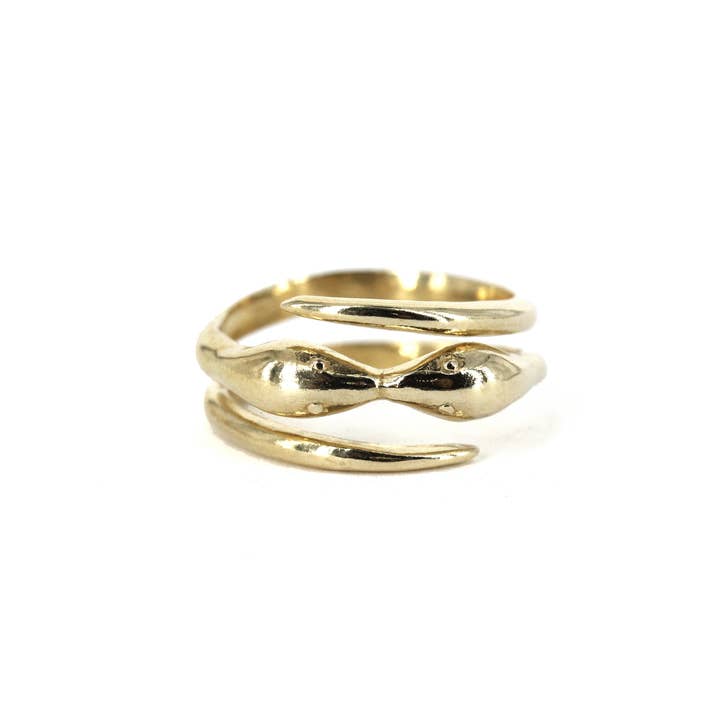 Bague Kissing Snakes pour la vente par Julie Nolan