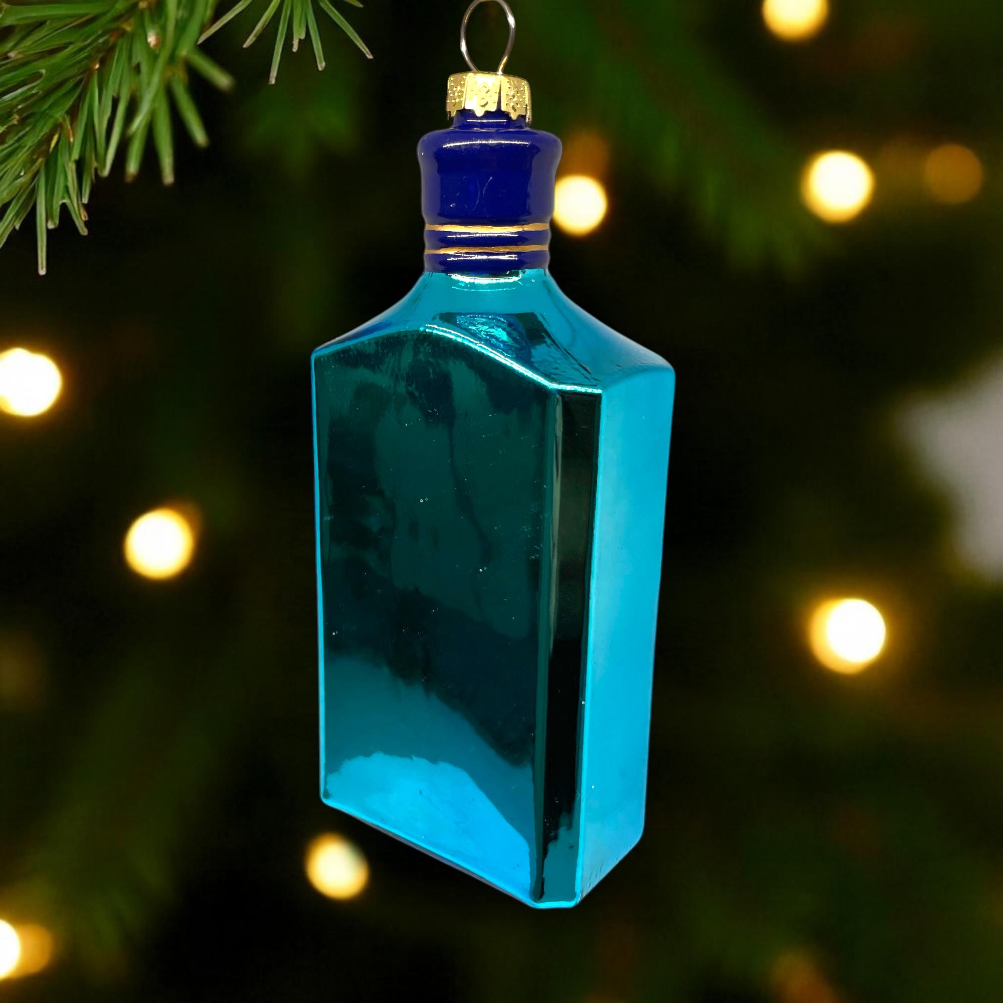 Noel Box - Wholesale Ornament - Gin Bottle Christmas Ornament – Glass Bar Décor2