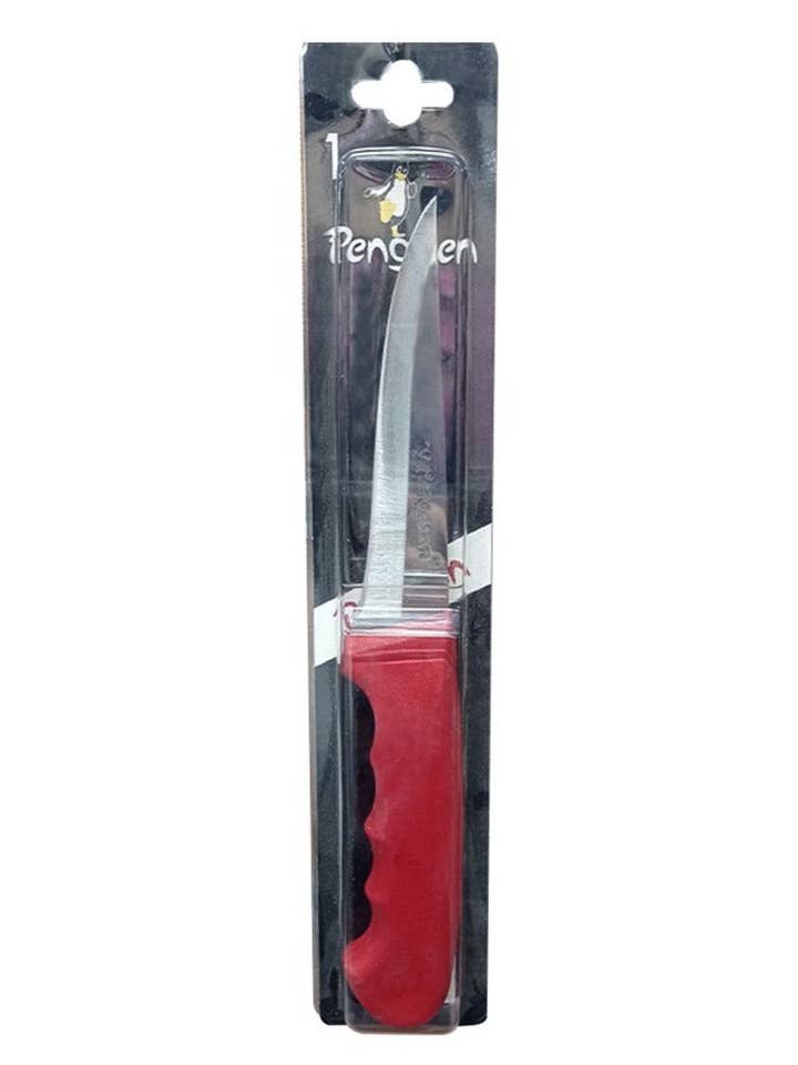Couteau de Chef 10,5 pouces Acier Inoxydable Manche Rouge pour la vente par DecorUSA