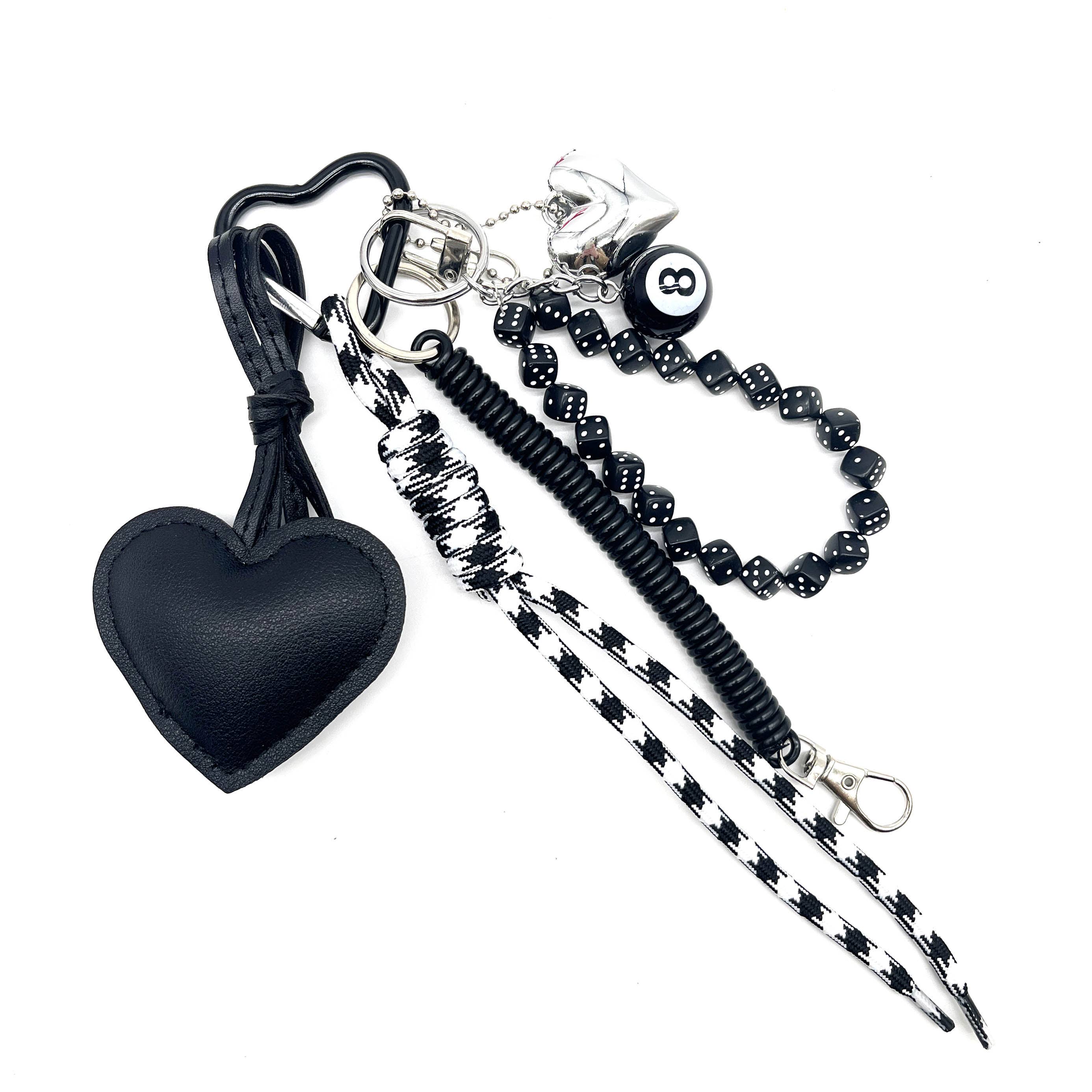 Vimoda - Vente Accessoire de sac – femme - Bijou de sac - Bag Charm - COEUR7