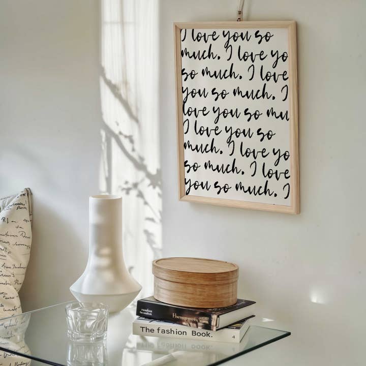 D'LUXE PRINTS - Wholesale Art Print - I Love You So Much Print6