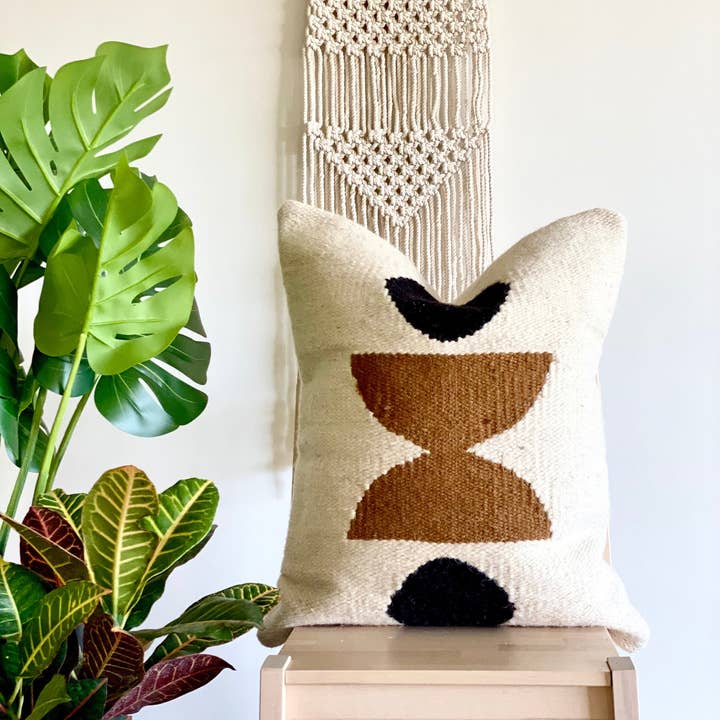 Cushy - Venta al por mayor Funda de cojín - Funda de cojín Boho Cyla Kilim tejida a mano