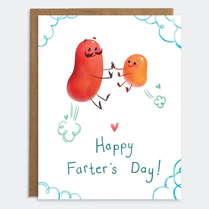 Happy Farter's Day | Father's Day Card for wholesale by Mudsplash Studios