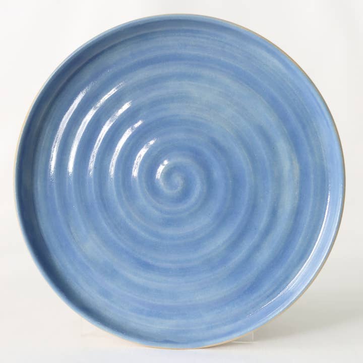 Pacific Blue Classic Side Plate for wholesale by Katie L Thompson Designs